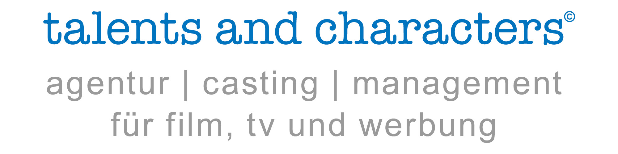 Logo talents and characters